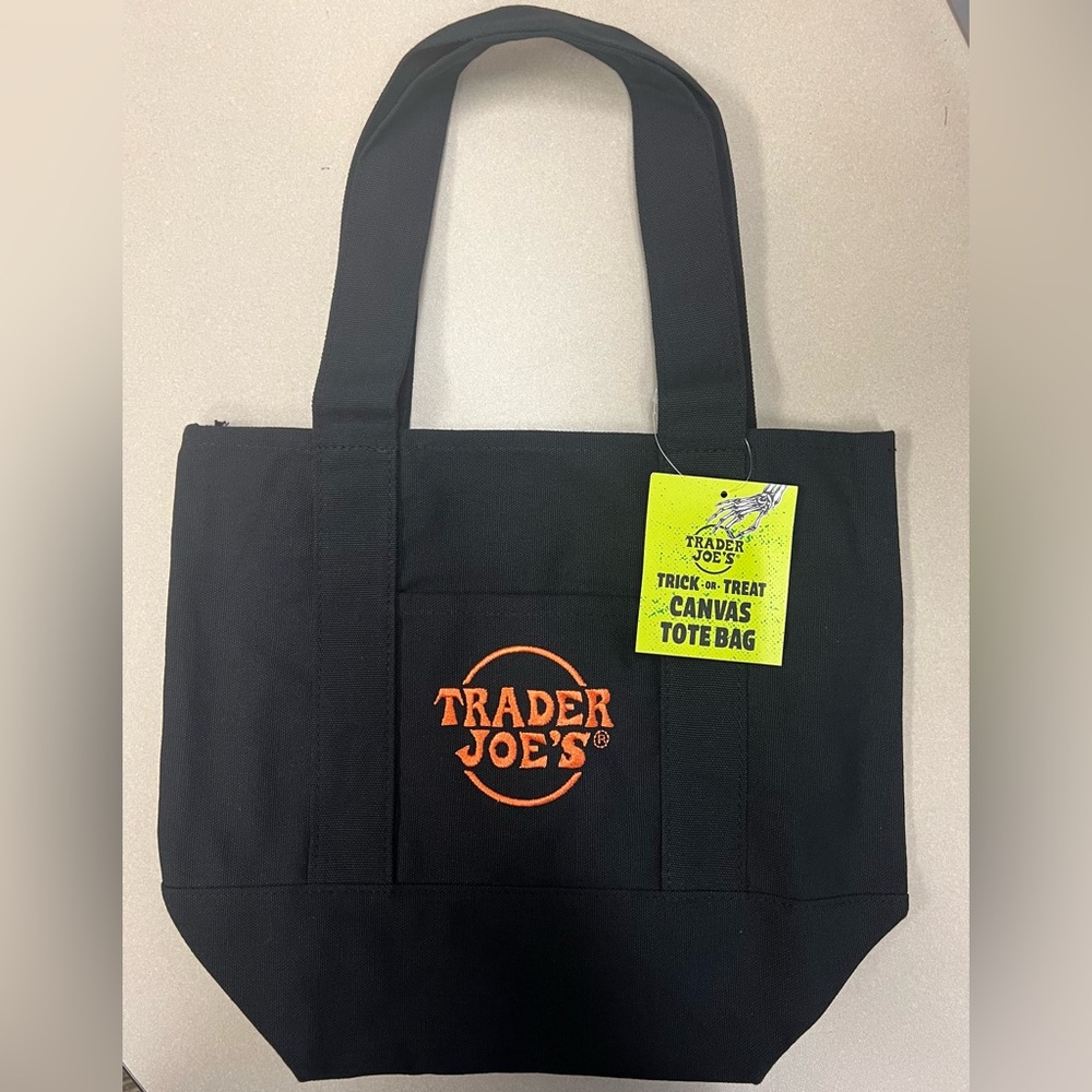 Trader Joe’s Black Mini Canvas Tote